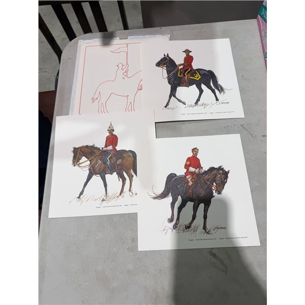 Sergeant Northwest mounted police items