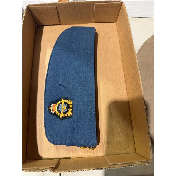 Royal Canadian Air Force (RCAF) or Royal Canadian Air Cadets blue wool garrison cap