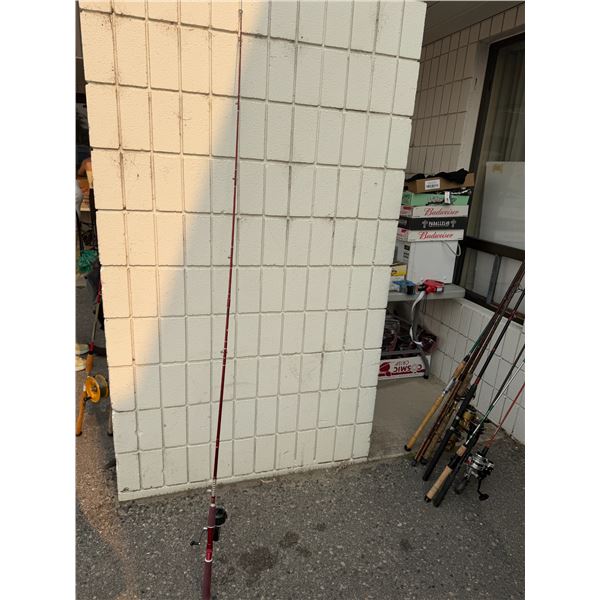Cherrywood fishing rod with Real