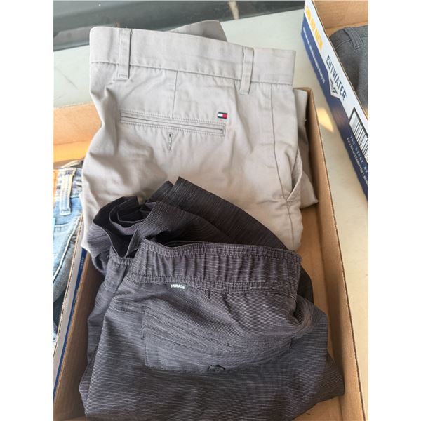 Rip curl size medium, and under Armour size 34 shorts