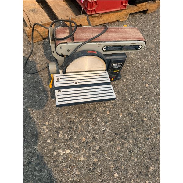 Belt and disc sander Mastercraft