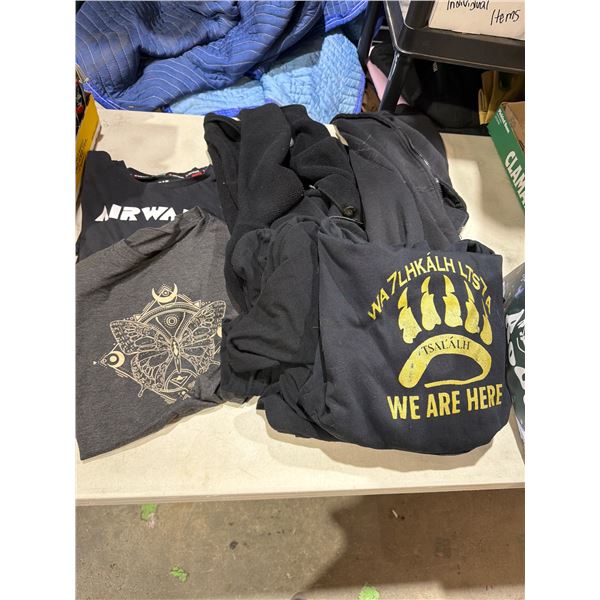 Medium and large Clothing