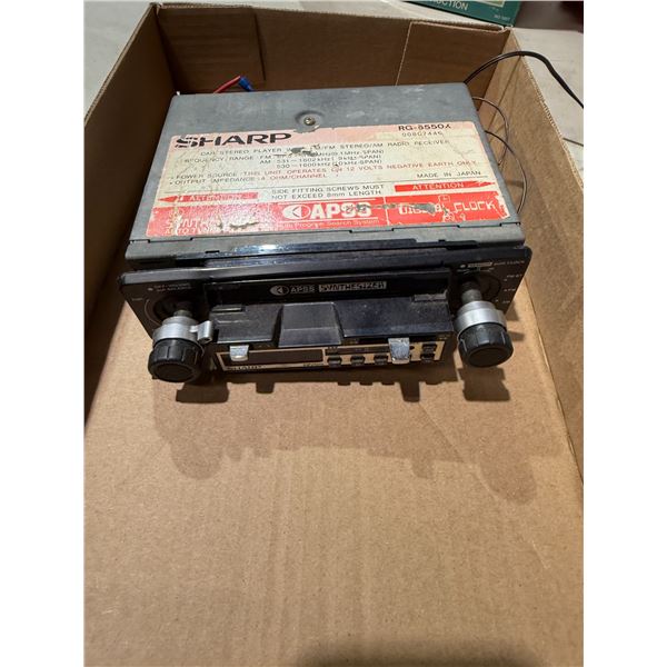 Sharp car stereo player