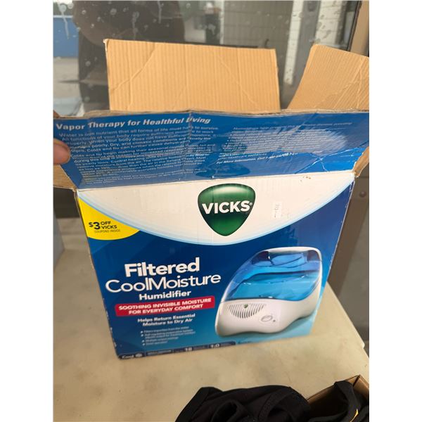 Vicks filtered cold, moisture humidifier