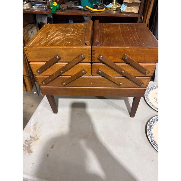 Large Vintage Sweden sewing box