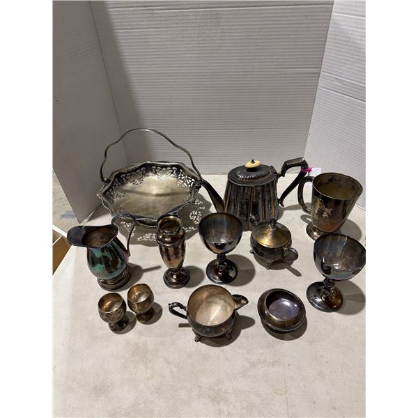 silver plated items