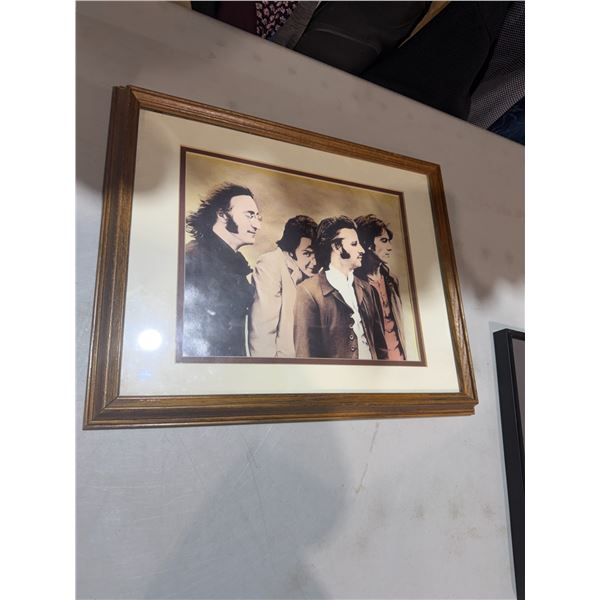 The Beatles framed picture