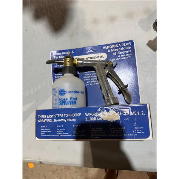 Insecticide and fertilizer sprayer