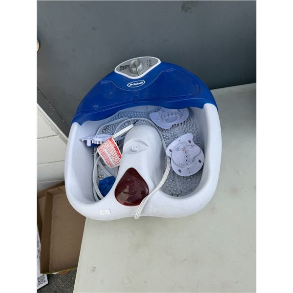 Dr. Scholls foot bath