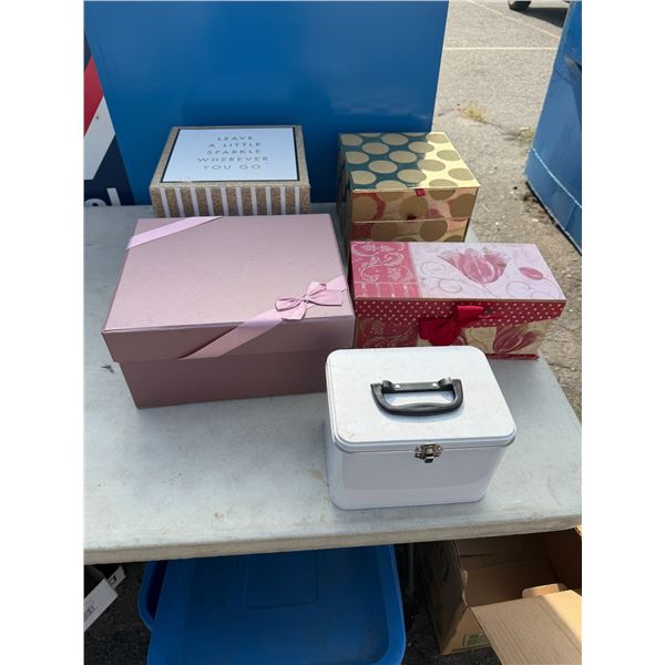 Assorted boxes