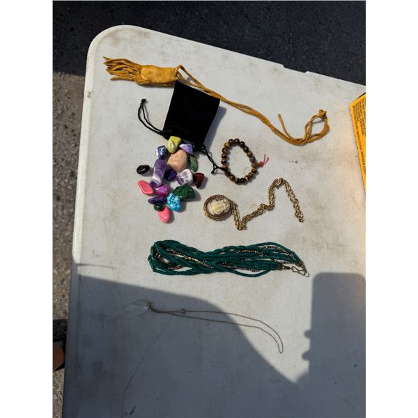 Stones and costume jewelry