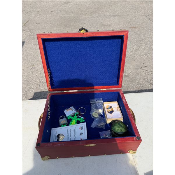 Jewelry box and contents