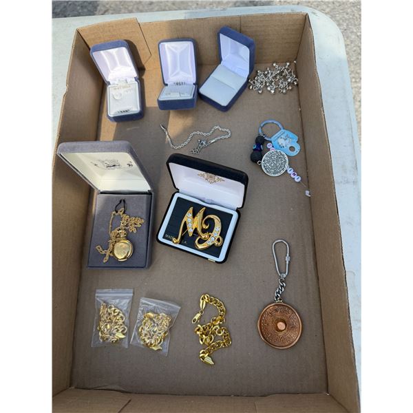 Assorted costume jewelry