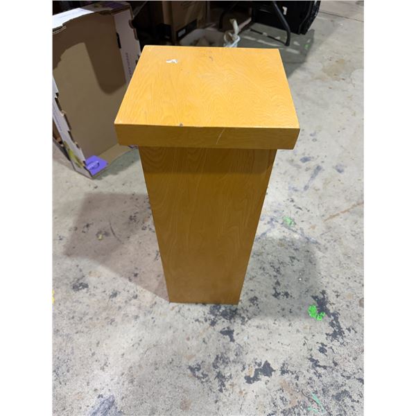 Pedestal 10 1/2" x 10 1/2" x 28" tall