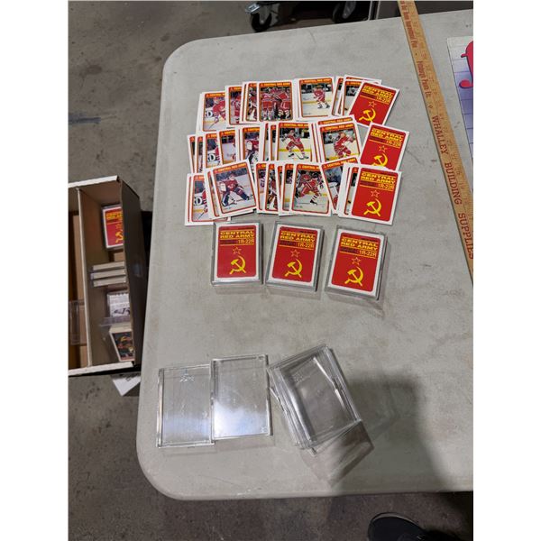 O-pee-Chee central red army hockey cards