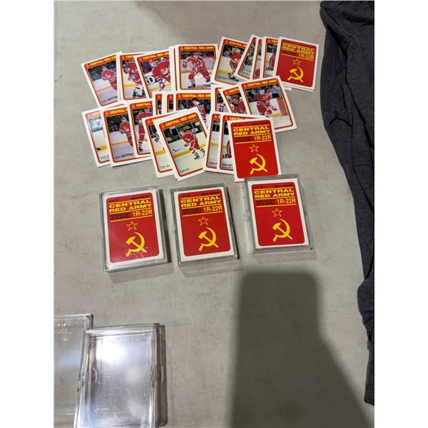 O-pee-Chee central red army hockey cards