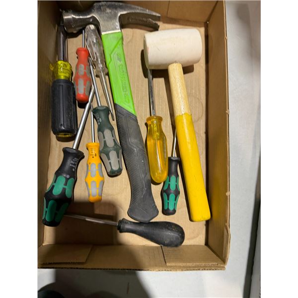 Hand tools and rubber mallet