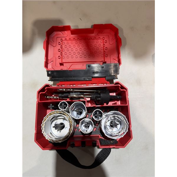 Milwaukee hole saws, and drill bits