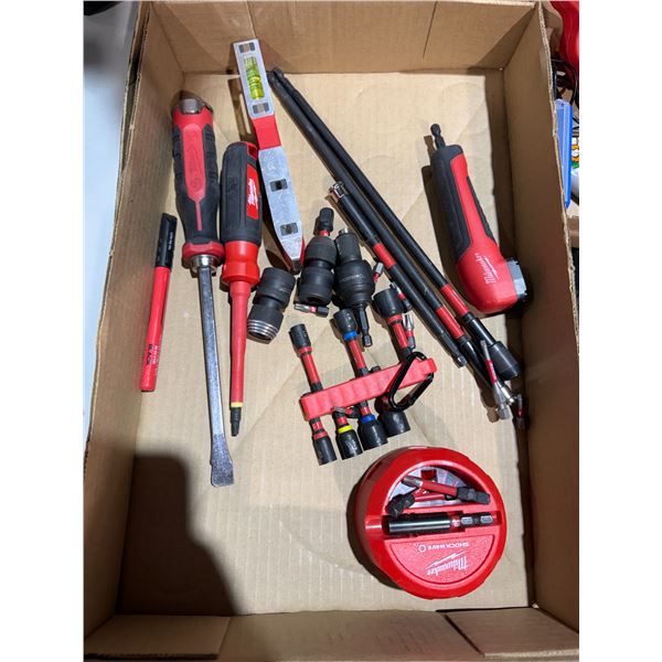 Milwaukee tools and bits