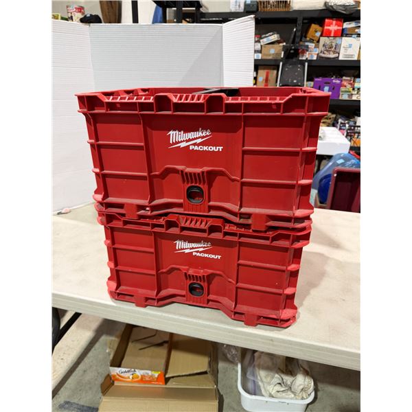 Milwaukee Packout crates