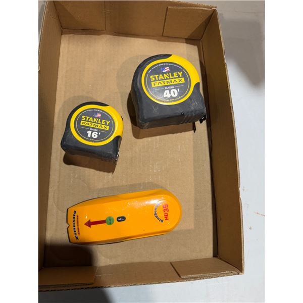 Tape measure measures instead sensor