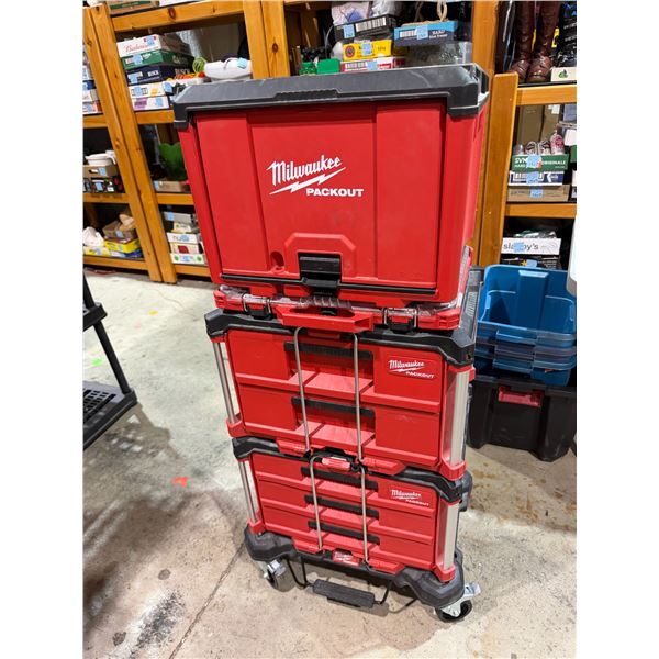 Milwaukee Packout on rollers