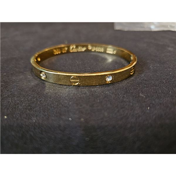 Stamped Cartier bracelet