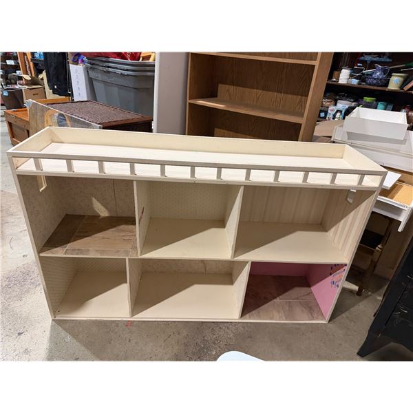 Dollhouse 5 feet long 15 inches wide and 37 inches tall
