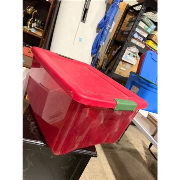 Bin with lid