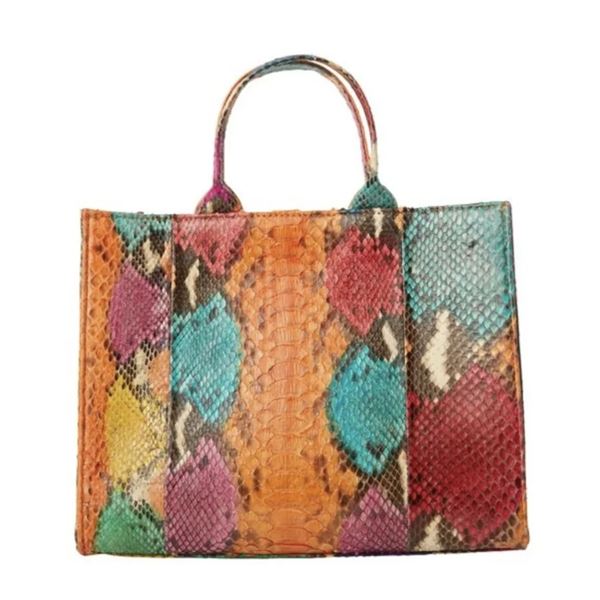 Phython Handbag Purse