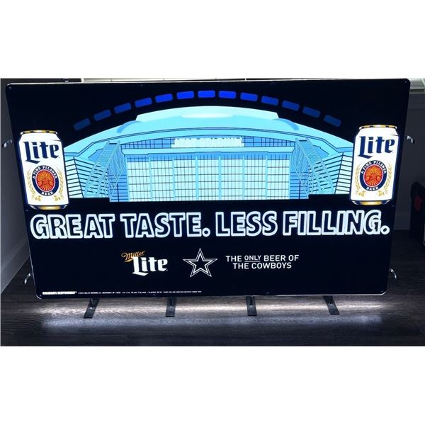 Neon Sign - Miller Lite Cowboys Stadium