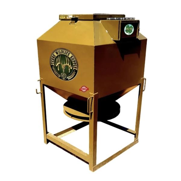 Texas Wildlife Supply Lucky Buck 600lb Corn Feeder