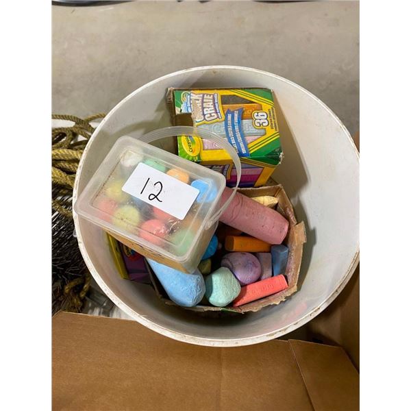 PAIL OF CHALK