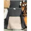 Image 1 : 2 PATIO CHAIRS AND STAND