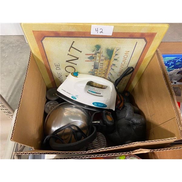 BOX LOT OF KITCHEN APPLIANCES