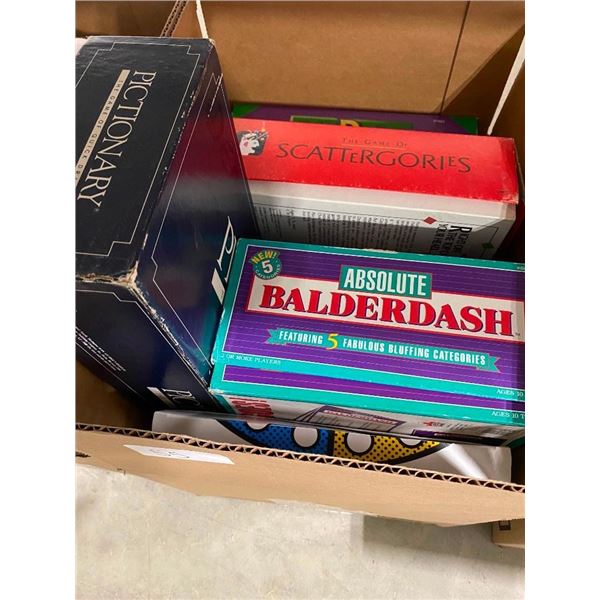 BOX LOT OF GAMES