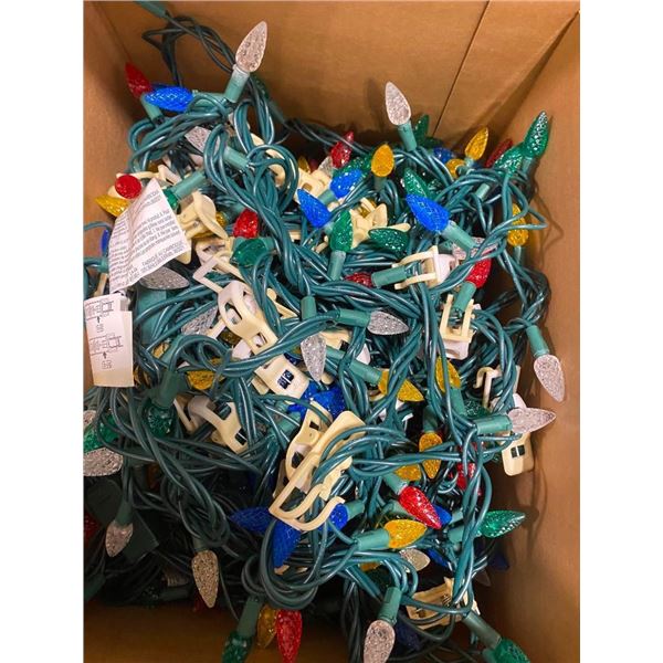 BOX OF CHRISTMAS LIGHTS