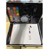 Image 1 : PAINTING CASE WITH BRUSHES, PAPER, AND WATER PAINT