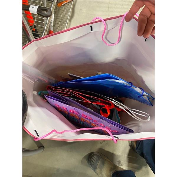 BAG OF GIFT BAGS
