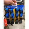 Image 1 : 4 POWERFIST 1INX12FT RATCHET STRAPS