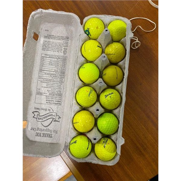 12 GOLF BALLS