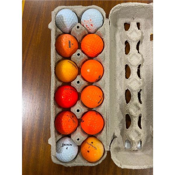 12 GOLF BALLS