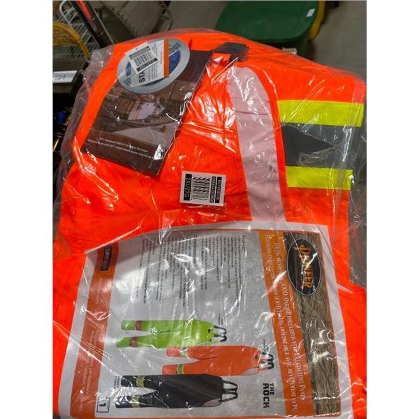 SIZE 2XL REFLECTOR OVERALLS