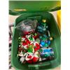 Image 1 : BOX OF CHRISTMAS DECORATIONS