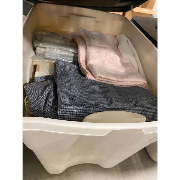 BOX OF QUILT FABRIC