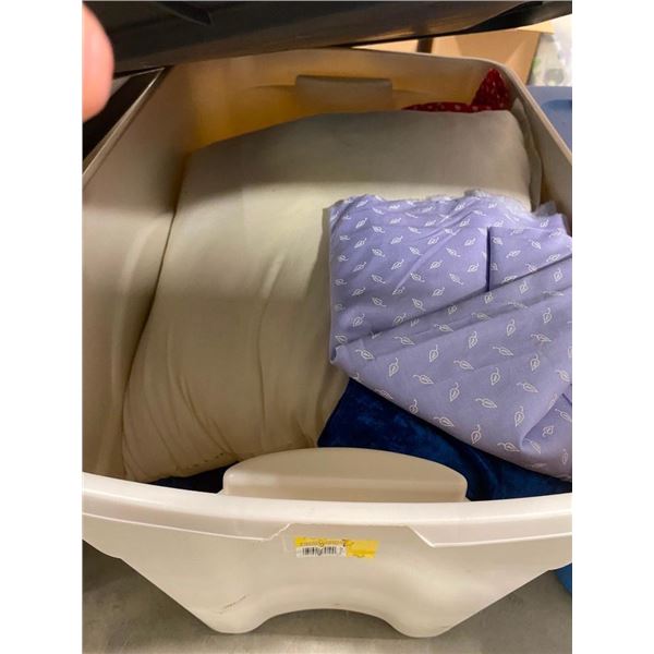 BOX OF QUILT FABRIC