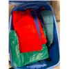 Image 1 : BOX OF PLASTIC TARPS