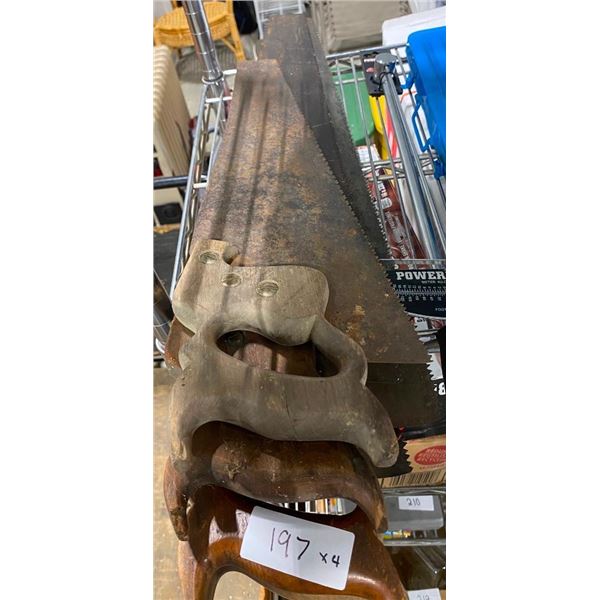 4 HANDSAWS