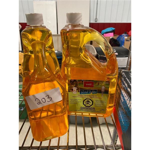 APPROX. 3L OF OUTDOOR CITRONELLA LAMP OIL