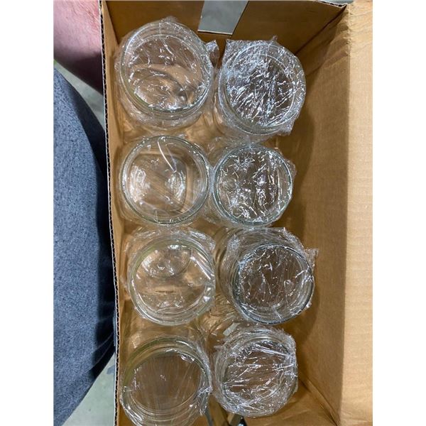 2 BOXES OF MASON JARS